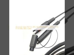 Opancerzony przewód światłowodowy IP67 SC APC SM do kabla FTTA FTTH BBU RRU