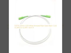 G657A Opancerzony kabel światłowodowy LSZH 3,0 mm SC/APC do SC/APC SM 9 1F