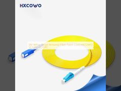 Patchcord światłowodowy SM w żółtej kurtce HXCOWO SC/UPC-LC/UPC
