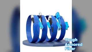 Opancerzony kabel światłowodowy SC UPC E2000