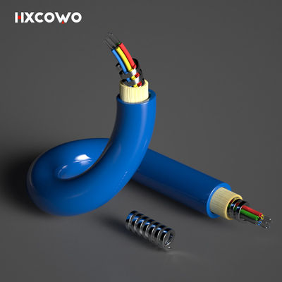 kupować Dustproof Single Mode Outdoor 2-288 Core Flexible Spiral Steel Armored Fiber Optical Cable produkcja internetowa