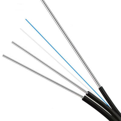 kupować 12 Core SM G655 Fiber Optic Cable GJYXCH Drop LSZH Telecom Comunication PE Jacket PVC produkcja internetowa