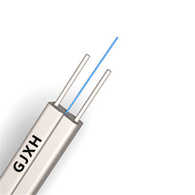 kupować HXCOWO GJXFH GJXH SM Drop Fiber Cable With Steel Wire Or FRP FTTH Cable produkcja internetowa
