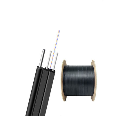 kupować 1km Roll Fiber Optic Drop Cable Outdoor FTTX FTTH 1/2/4 Cores HXCOWO Cable 's List produkcja internetowa