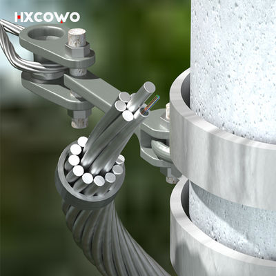 kupować OPGW High Voltage Flame Retardant Cable 48 Core Single Mode With Lightning Protection produkcja internetowa