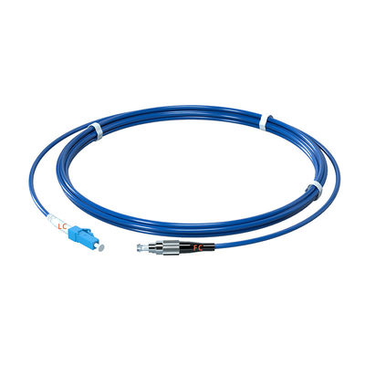 kupować PVC Armored Fiber Optic Patch Cord LC/UPC-FC/UPC Connector Single Mode Simplex 3.0 1M-10M produkcja internetowa