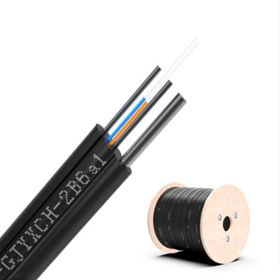 kupować Liczba przewodników ≥ 10 FTTH 2 Core Fiber Optic Drop Cable 1km GJYXCH o długiej długości produkcja online
