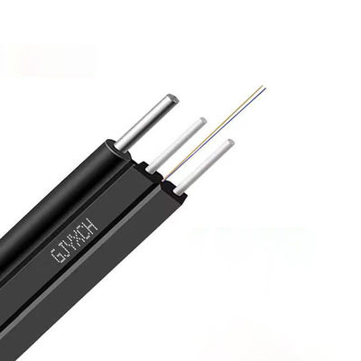 kupować G.657A2 Outdoor FTTH Aerial Drop Cable Optisches Kabel Optik GJYXCH/GJYFXCH Fiber Optic Cable HXCOWO produkcja internetowa