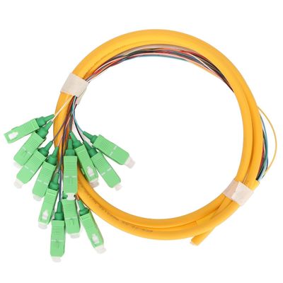 kupować Rodzaj złącza SC Włókno świnki HXCOWO 12 Kolor 0,9 mm SM OS2 G.657A1 Błękitne LSZH PVC produkcja online
