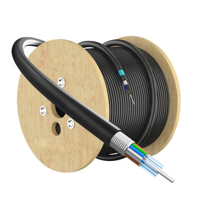kupować 2-288 Core GYTA Outdoor Duct Coaxial Direct Burial Fiber Optic Cable for SM MM Communication produkcja internetowa