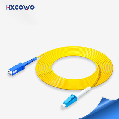 kupować Patchcord światłowodowy SM w żółtej kurtce HXCOWO SC/UPC-LC/UPC produkcja online