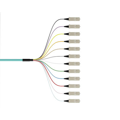 kupować Wavelength 850nm/1310nm/1550nm 12Color-Coded Bunch Ribbon Type SC Fiber Optic Pigtails produkcja internetowa