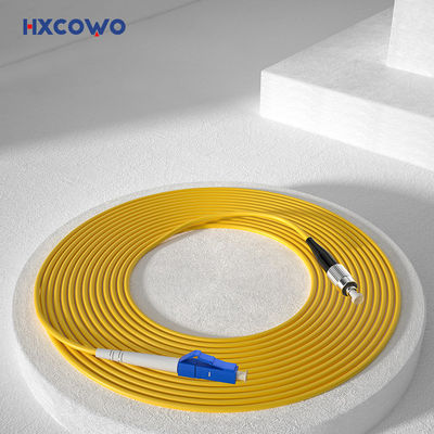 kupować LC FC Single Mode Simplex UPC/APC 0.9/2/3 MM Armored Fiber Optic Patch Cord PVC LSZH produkcja internetowa