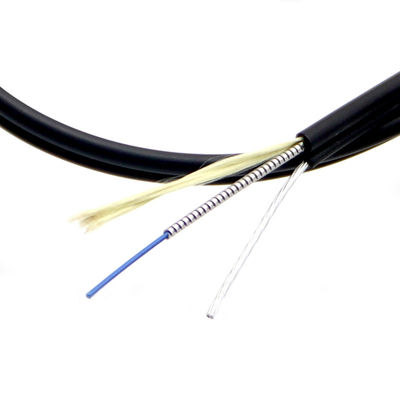 kupować G657A LSZH Aerial Figure 8 Drop Indoor Outdoor Armored Fiber 2-4 Core produkcja internetowa