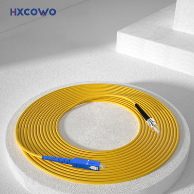 kupować FTTX Fiber Optic Patch Cord z łącznikami HXCOWO SC FC i kablem opancerzonym SM w pomieszczeniach produkcja online