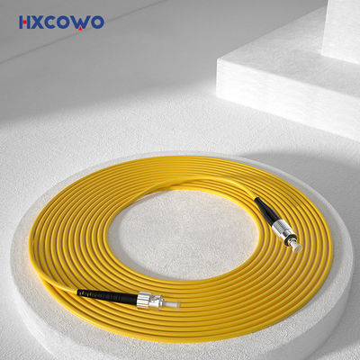 kupować HXCOWO Single Mode 9/125 OS2 FC To ST Simplex OFNR 2.0mm Armored Fiber Optic Cable Patch produkcja internetowa