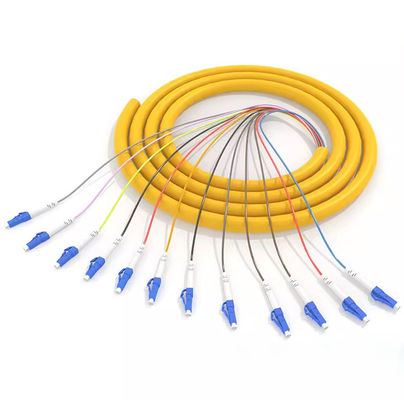 kupować Telecom Grade HXCOWO 12 Core Bundle LC Fiber Pigtails For 10G Gigabit Optical Network produkcja internetowa