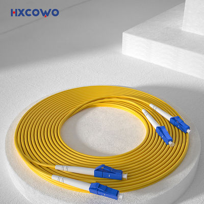 kupować HXCOWO 0.9mm/2mm/3mm Armored Fiber Optic Cable Patch Wavelength 850nm/1310nm/1550nm 2 produkcja internetowa