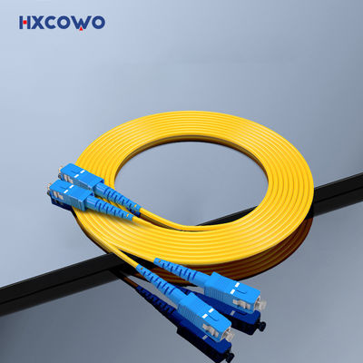 kupować 2 Core SC/UPC-SC/UPC Duplex Multi-Mode Single Mode 9/125 2.0mm 0.5M Fiber Optic Cable Patch produkcja internetowa