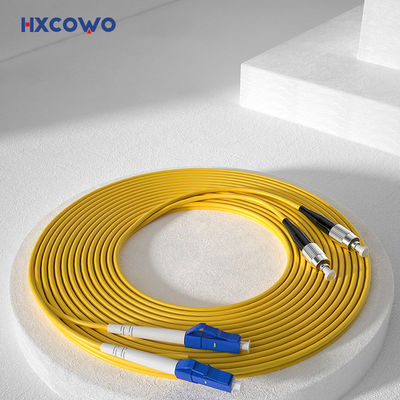 kupować Armored Fiber Cable Patch HXCOWO OM4 LC UPC to FC Duplex Multimode Fiber Optic Cable produkcja internetowa