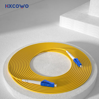 kupować HXCOWO FTTH Simplex Fiber LC APC UPC G652D/G657A1 SM Jumper Armored Fiber Optic Cable Patch produkcja internetowa