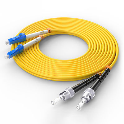kupować Customized LC UPC-ST Fiber Optic Cable Patch 1m 2m 3m 5m 10m Length for FTTH Datacenter produkcja internetowa
