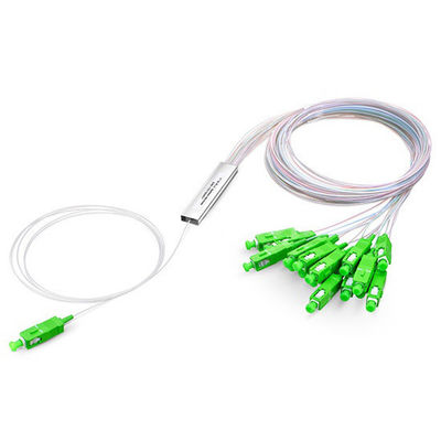 kupować 1x4 1x8 1x16 1x32 Fiber PLC Splitter For FTTH Singlemode Optical Cable 2.0mm SC APC produkcja internetowa