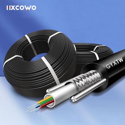 kupować High Speed Armored Single Mode Fiber G657A1 G657A2 Outdoor Armored Fiber Optic Cable produkcja internetowa