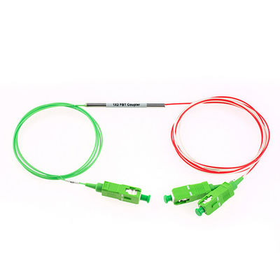 kupować FTTH FTTX HX 1x2 PLC Splitter LC SC ST FC 1260nm-1650nm Fiber Optic Cable Splitter produkcja internetowa