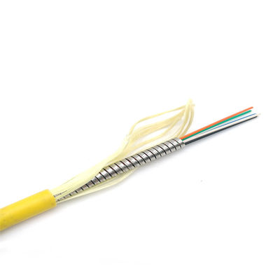 kupować 6C G657A2 LSZH PE PVC Anti Rodent Armoured Fiber Cable With 6 Conductors produkcja internetowa
