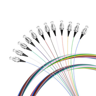 kupować G657 12Color 0.9mm 1.5M Fiber Optic Pigtail for FTTX Wavelength 850nm/1310nm/1550nm produkcja internetowa