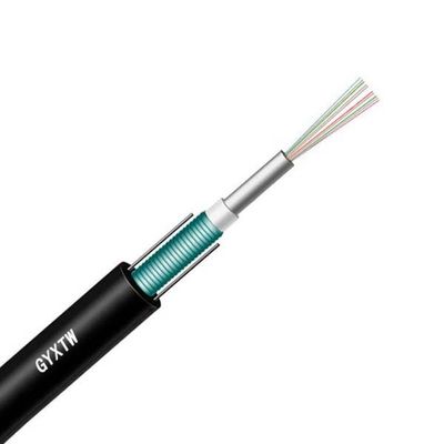 kupować GYXTW 2 Cores FTTH Single Mode Outdoor Armoured Fiber Optic Cable for Network Signal produkcja internetowa