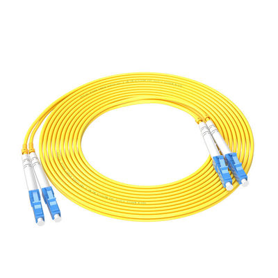 kupować Zwykły kabel światłowodowy 3 m LC-LC 2 rdzeń 3,0 mm firmy HXCOWO Długość fali 850 nm / 1310 nm / 1550 nm produkcja online
