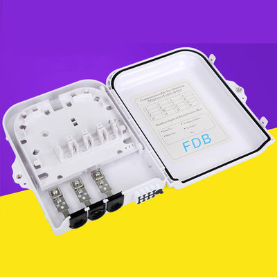 kupować PC/ABS 8 Core Optical Fiber Terminal Box Wall Mounted Outdoor Fiber Termination Box produkcja internetowa