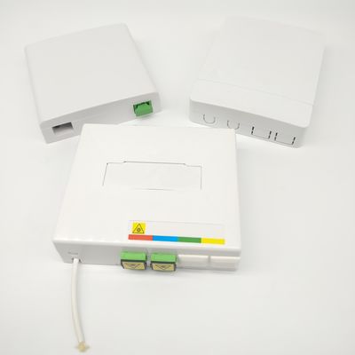 kupować 2 Port Ftth Fiber Optic Termination Box SC/APC Adapter Fiber Termination Boxes produkcja internetowa