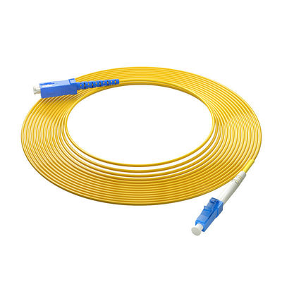 kupować HXCOWO Supply Fiber Optic Patch Cord SC/UPC-LC/UPC SM SX 3.0mm LSZH for Your Requirement produkcja internetowa