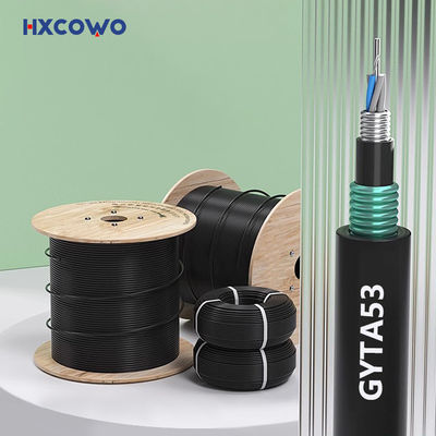 kupować Double Jacket Direct Burial Fiber Cable GYTA53 Outdoor Fiber Optic Cable produkcja internetowa