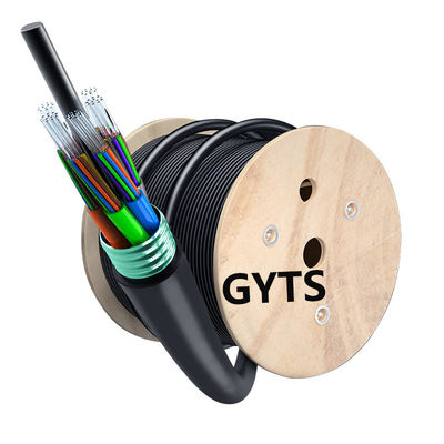 kupować GYTS 24 48Cores Outdoor SM Direct Burial Armored Fiber Optic Cable For Stable Network produkcja internetowa