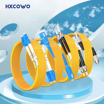 kupować 4G Network Simplex SC LC FC ST UPC APC PVC LSZH OS2 2.0mm 3.0mm Optic Fiber Patch Cord produkcja internetowa