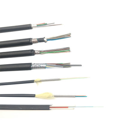 kupować Długość na zamówienie Kabel optyczny z włókna optycznego z taśmą stalową, idealny do instalacji sieci na zewnątrz produkcja internetowa