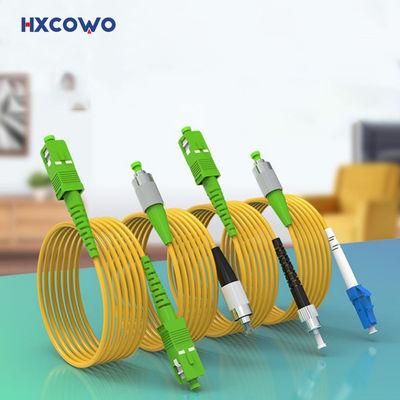 kupować 1-rdzeniowy kabel światłowodowy HXCOWO SC/FC/LC/ST Low Loss APC/UPC 9/125 SM SX 3M G657A produkcja online