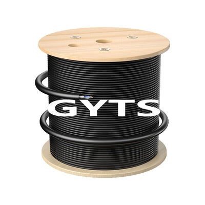 kupować GYTS GYTA 12 24 48 96 Core Fiber Optic Cable Black Outdoor Armored Cable produkcja internetowa