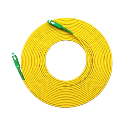 kupować HXCOWO SM G652D 2,0 mm PVC Simplex Fiber Patch Cord w długiej długości z łącznikiem SC/APC produkcja online