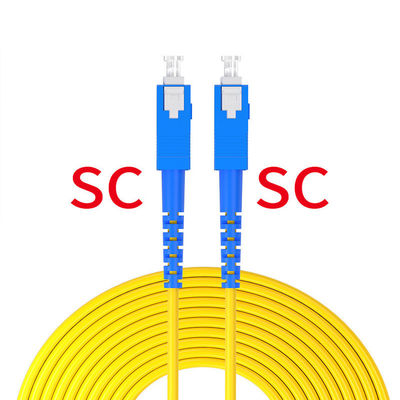 kupować 1core Fiber Optic Patch Cord SC To SC UPC/APC 2.0mm/3.0mm G652D/G657A for in FTTH produkcja internetowa
