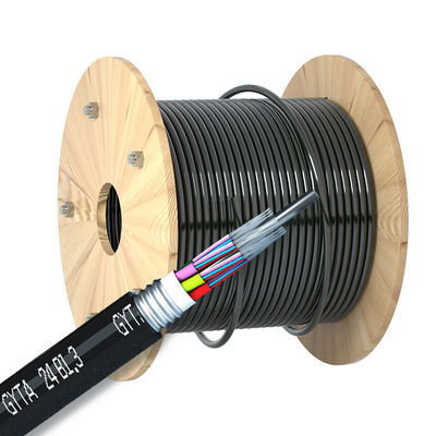 kupować Zastosowany zewnętrzny kabel optyczny opancerzony Single Mode PVC LSZH LSOH PE HDPE Jacket produkcja online