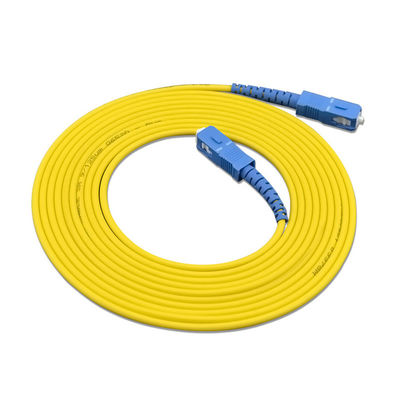 kupować Custom Length Fiber optic patch cord Simplex SC SC UPC/APC G652D 9/125 SM Optical Fiber produkcja internetowa