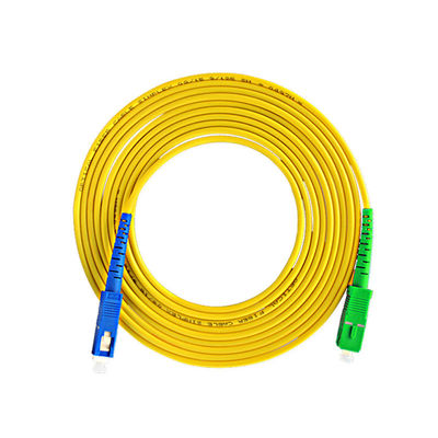kupować 2.0mm 3.0mm Single Mode Fiber Patch Cord SC SC APC UPC Fiber Jumper produkcja internetowa
