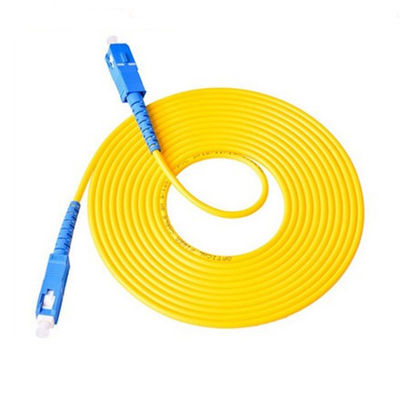 kupować G652D/G657A1/G657A2/OM1/OM2/OM3/OM4 Fiber Optic Drop Patchcord With SC-SC Connector produkcja internetowa