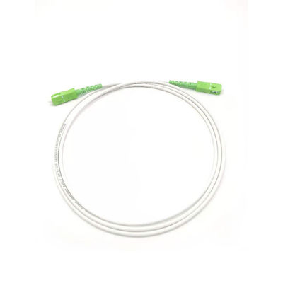 kupować G657A 3.0mm LSZH White Armored Fiber Optic Patch Cord SC/APC To SC/APC SM 9 1F produkcja internetowa