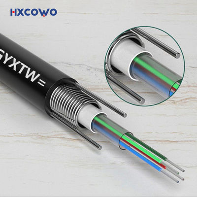 kupować 144-rdzeniowy opancerzony kabel światłowodowy G652D odporny na korozję i o niskich stratach do komunikacji telekomunikacyjnej produkcja online